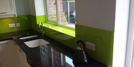 Glass Kitchen Splashback