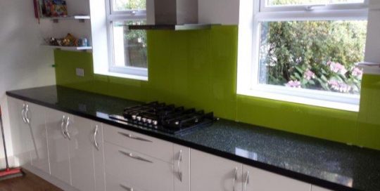 Glass Kitchen Splashback