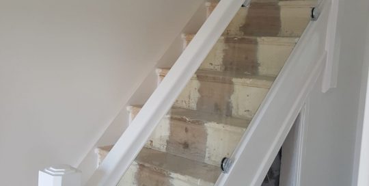 Glass Balustrade on Stairs