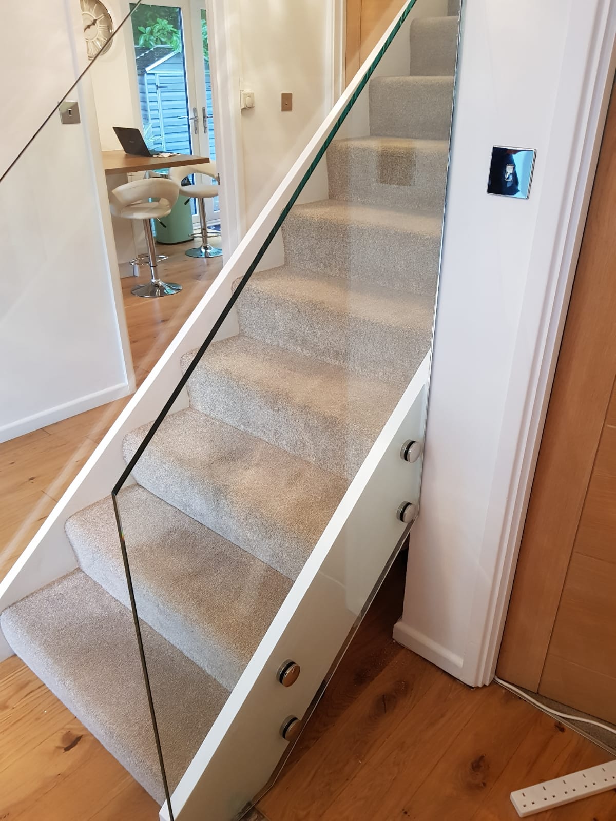 Glass Balustrade on Staircase